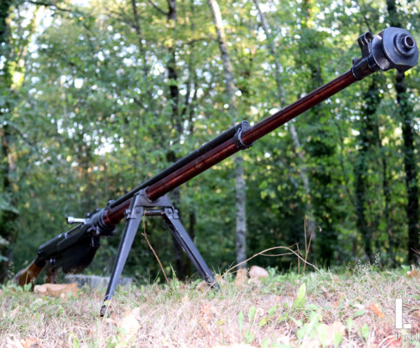 The PTRS-41 anti-tank rifle in 14.5x114 mm caliber