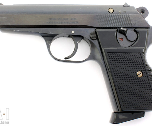 The Vzor 70 pistol in 7.65x17 mm SR caliber